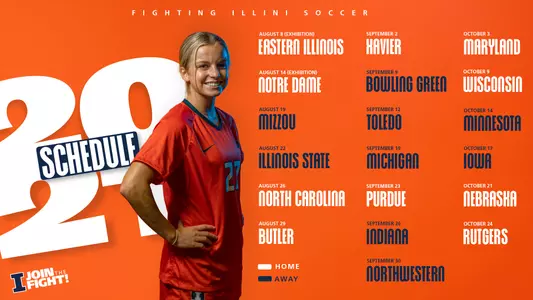 illini soccer schedule updated