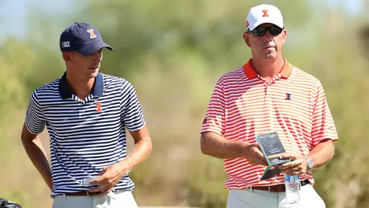 Michael Feagles and head coach Mike Small