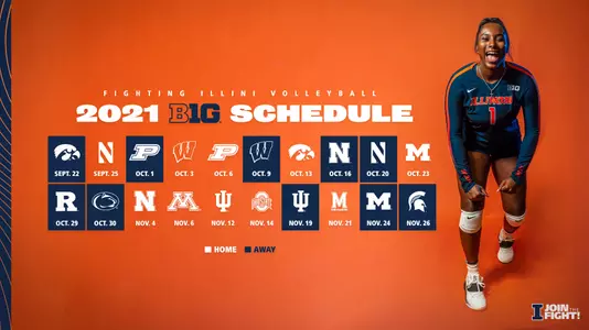 VB - 2021 VB B1G Schedule