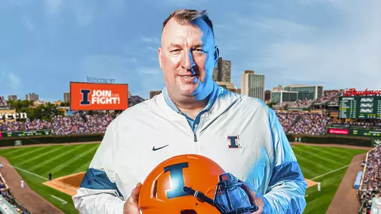 Bret Bielema Wrigley Field