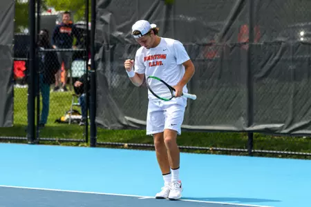 Aleks KovacevicIllinois Fighting Illini MenÕs Tennis vs. Notre Dame - 5/8/2021