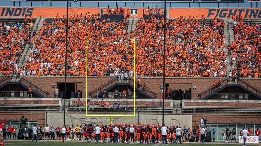 Memorial Stadium students