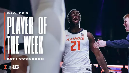 Kofi Cockburn B1G Player of the Week