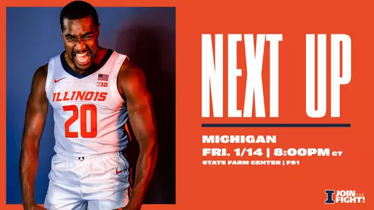 Illinois-Michigan Matchup Graphic
