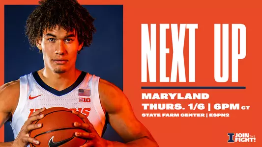 Illinois-Maryland Matchup Graphic