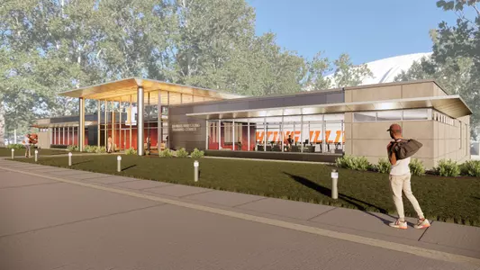 wrestling facility rendering