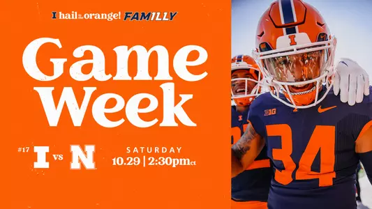 Game Week graphic at Nebraska