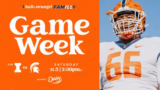Game Week graphic vs. Michigan State