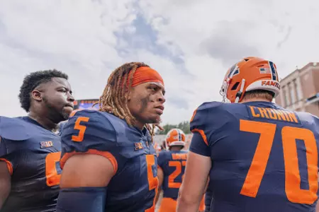 Calvin Hart Jr. (5)Illinois Fighting Illini Football vs. Virginia - 9/10/2022