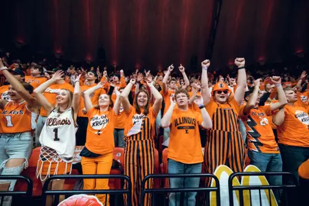Illini men's basketball vs. Kansas City, Nov. 11, 2022 at State Farm Center.