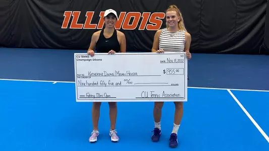 Kate Duong and Megan Heuser Fighting Illini Women’s Open USTA/ITF 15k