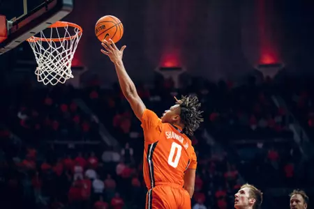 Illini men's basketball vs. Monmouth, Nov. 14, 2022 at State Farm Center.