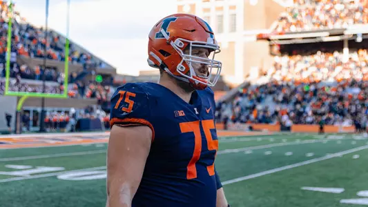 Alex Pihlstrom (75)Illinois Fighting Illini Football vs. Michigan State - 11/fb2022