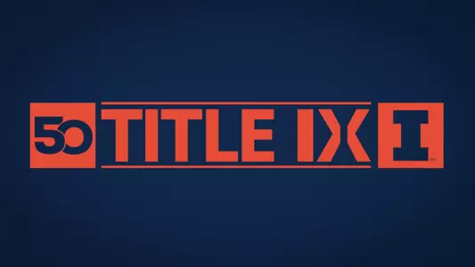 Title IX 50th Anniversary Logo web header