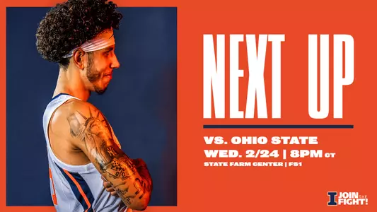 Illinois-Ohio State Matchup Graphic