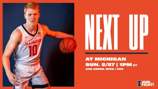 Illinois-Michigan Matchup Graphic
