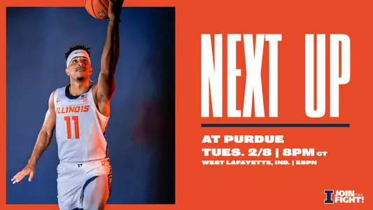 Illinois-Purdue Matchup Graphic