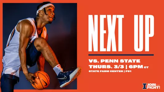 Illinois-Penn State Matchup Graphic
