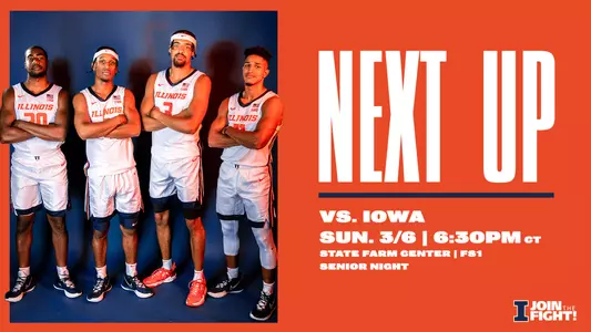 Illinois-Iowa Matchup Graphic