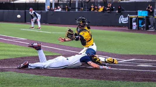Brody home plate slide Iowa