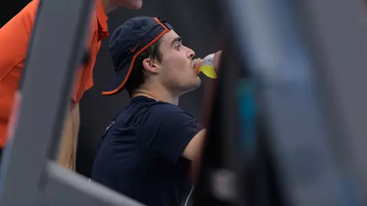Olivier StuartIllinois Fighting Illini Men's Tennis vs. TCU - 3/5/2022