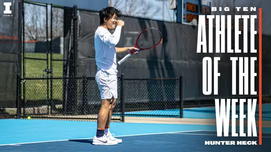 Heck Big Ten Athlete of the Week