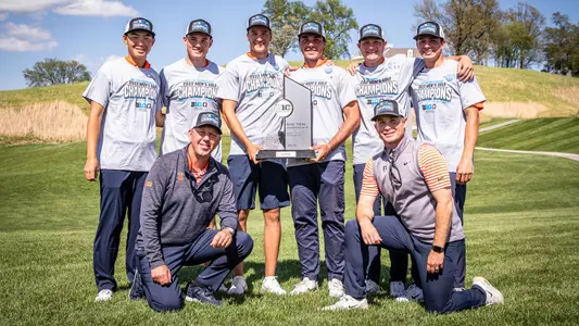 2022 Big Ten Champions Men's Golf Team photo