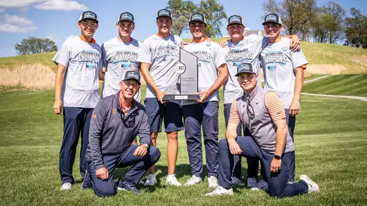 2022 Big Ten Champions Men's Golf Team photo