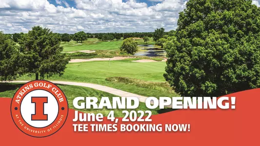 Atkins Golf Club grand opening graphic