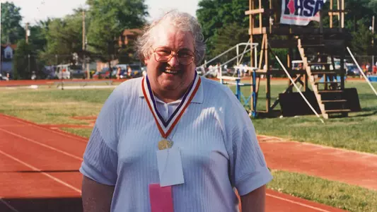 Ola Bundy at IHSA Track Meet