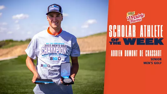 Adrien Dumont de Chassart - Scholar-Athlete of the Week