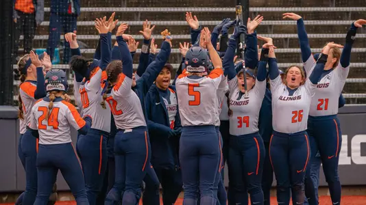 softball team 2022 celebration