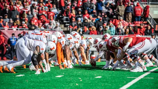 October 20, 2018 Illinois Football at Wisconsin in Madison, WisconsinPhoto Credit: Michael Glasgow / Illinois Athletics