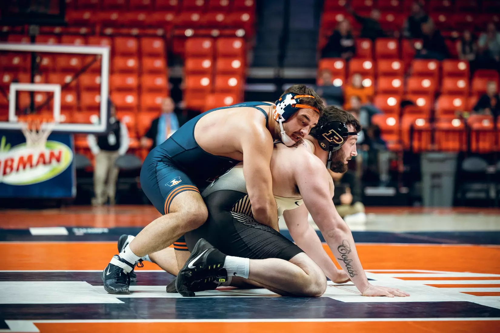 #22 Illini wrestling vs. Purdue, Jan. 14, 2023 at State Farm Center in Champaign, Ill.