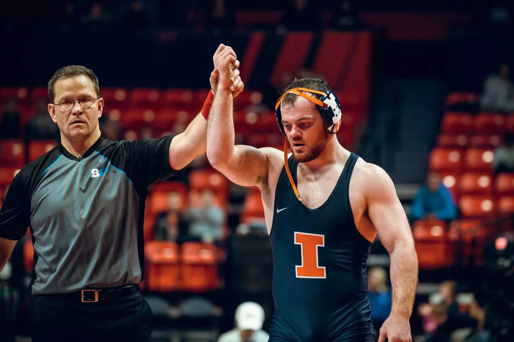 #22 Illini wrestling vs. Purdue, Jan. 14, 2023 at State Farm Center in Champaign, Ill.