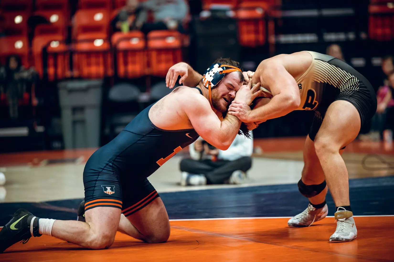 #22 Illini wrestling vs. Purdue, Jan. 14, 2023 at State Farm Center in Champaign, Ill.