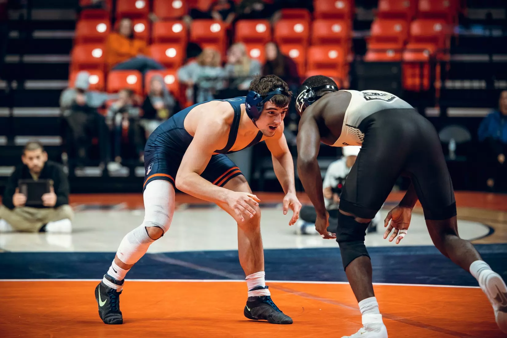#22 Illini wrestling vs. Purdue, Jan. 14, 2023 at State Farm Center in Champaign, Ill.