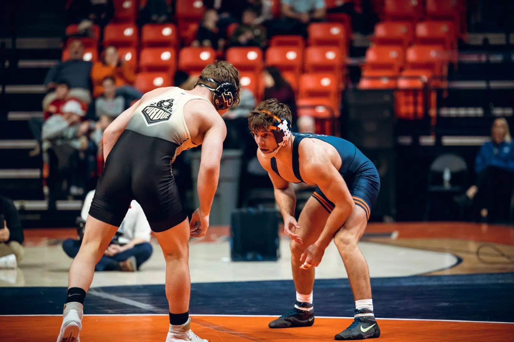 #22 Illini wrestling vs. Purdue, Jan. 14, 2023 at State Farm Center in Champaign, Ill.