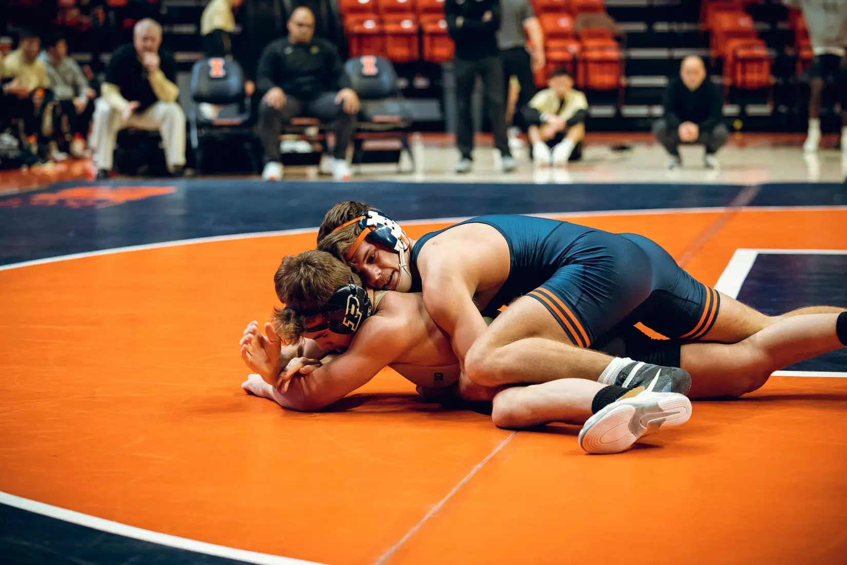 #22 Illini wrestling vs. Purdue, Jan. 14, 2023 at State Farm Center in Champaign, Ill.
