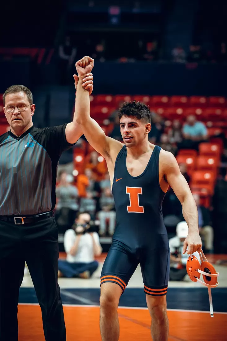 #22 Illini wrestling vs. Purdue, Jan. 14, 2023 at State Farm Center in Champaign, Ill.