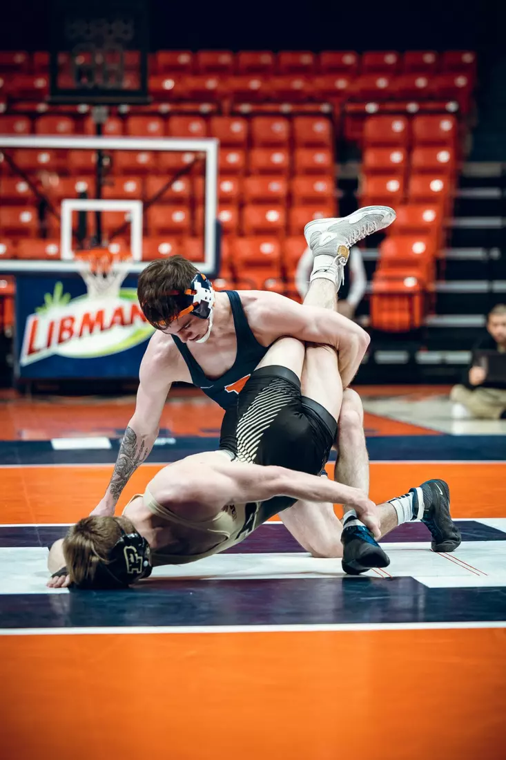 #22 Illini wrestling vs. Purdue, Jan. 14, 2023 at State Farm Center in Champaign, Ill.
