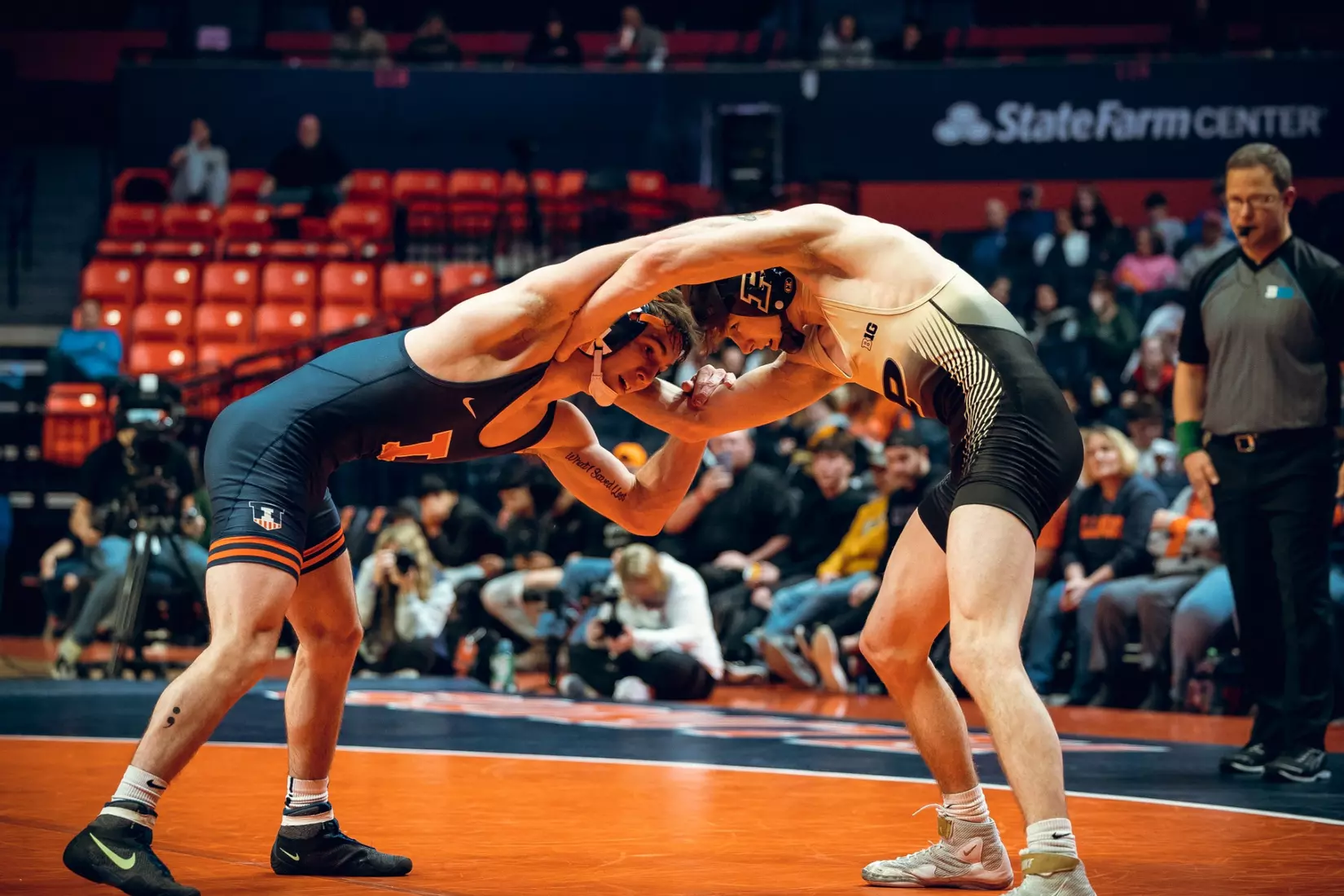 #22 Illini wrestling vs. Purdue, Jan. 14, 2023 at State Farm Center in Champaign, Ill.