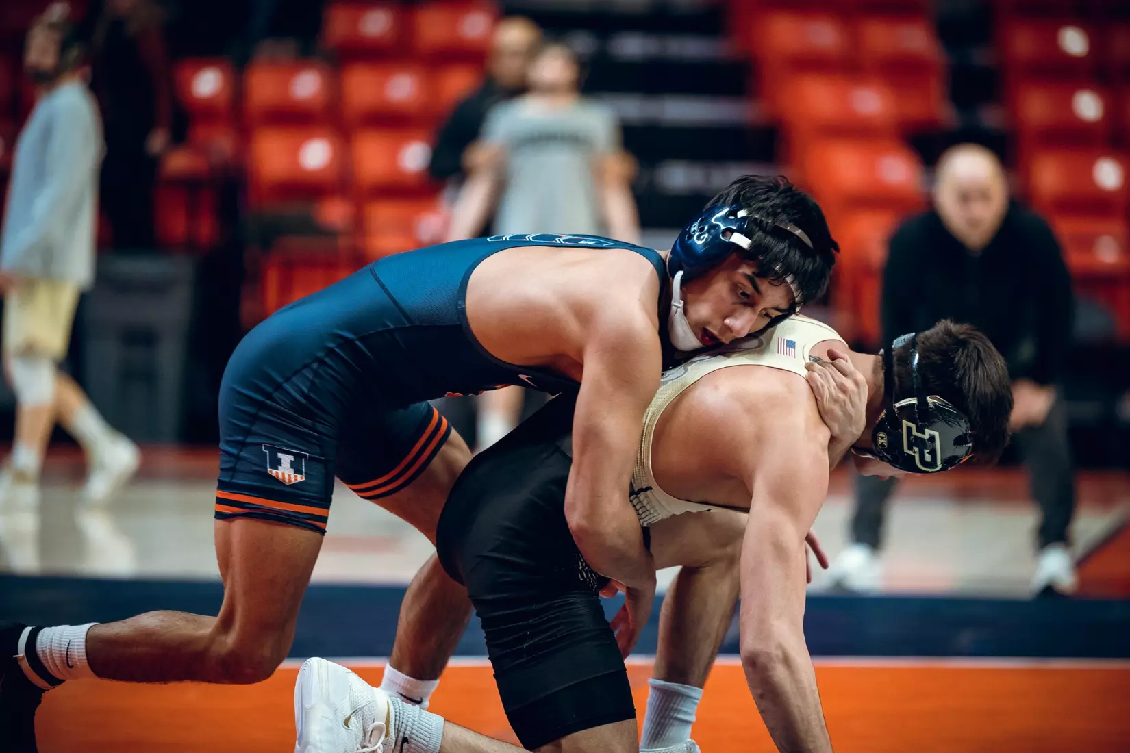 #22 Illini wrestling vs. Purdue, Jan. 14, 2023 at State Farm Center in Champaign, Ill.