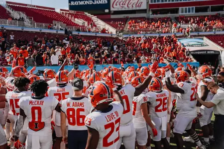 Fighting Illini football vs. No. 22 Mississippi State at the Reliaquest Bowl, Jan. 2, 2023 at Raymond James Stadium in Tampa, Fla.