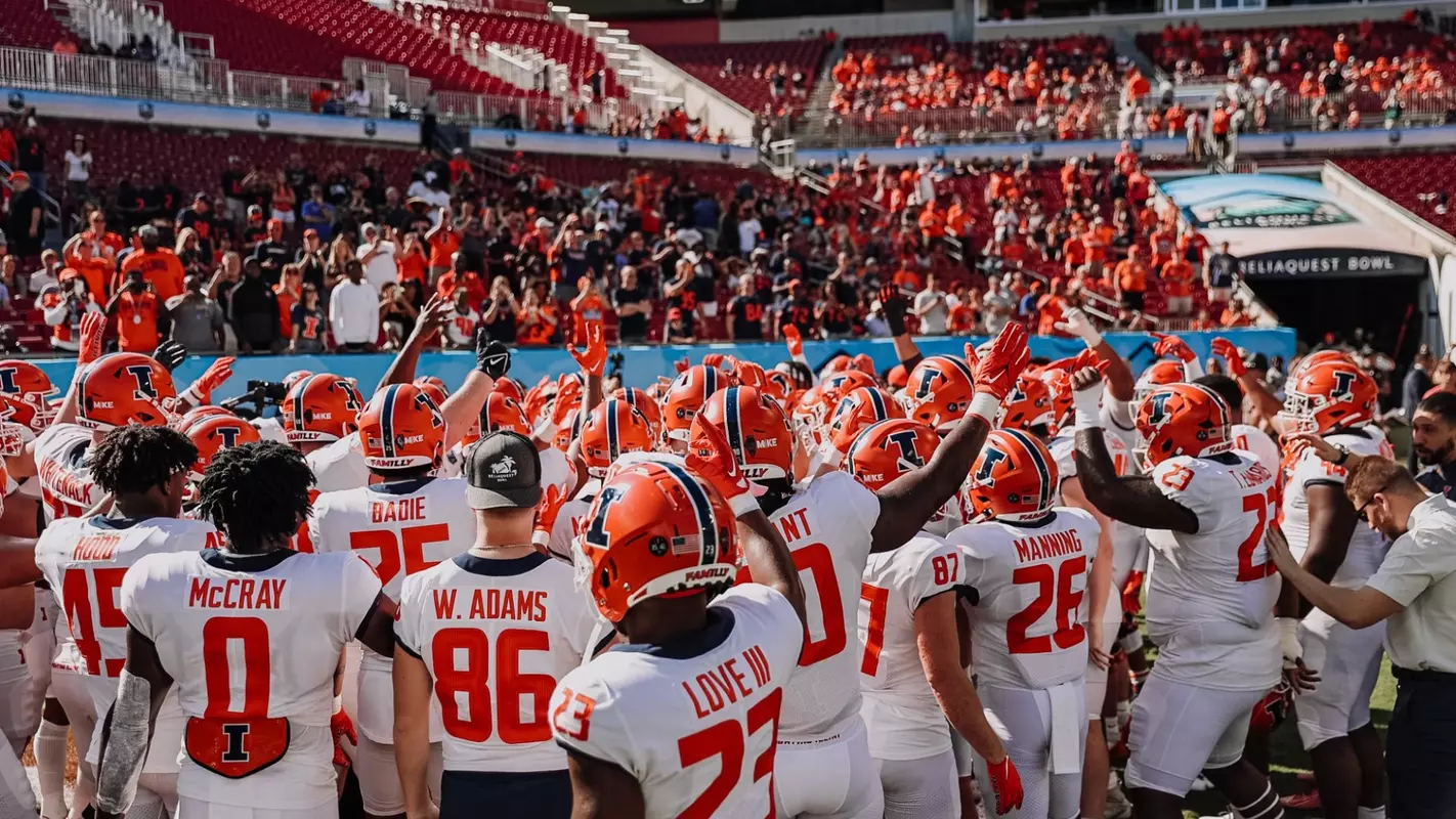 Fighting Illini football vs. No. 22 Mississippi State at the Reliaquest Bowl, Jan. 2, 2023 at Raymond James Stadium in Tampa, Fla.