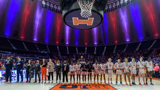 Illini WBB lined up for anthem team