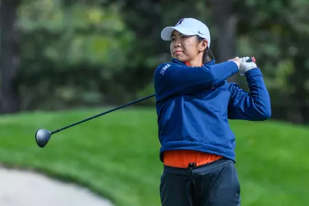 MEDINAH, IL - October 09, 2023 - Illinois’s Isabel Sy during the Illini Women's Invitational at Medinah at the Medinah Country Club in Medinah, IL. Photo By