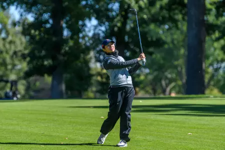 MEDINAH, IL - October 10, 2023 - Illinois’s Isabel Sy during the Illini Women's Invitational at Medinah at the Medinah Country Club in Medinah, IL. Photo By