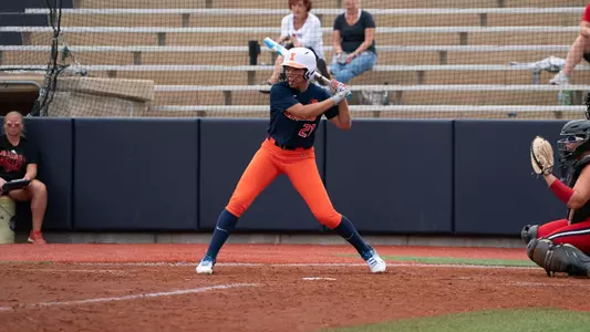 CHAMPAIGN, IL - September 24, 2023 - Illinois Utility Player Delaney Mosley (#21) during the game between the Wabash and the Illinois Fighting Illini at Eichelberger Field in Champaign, IL. Photo By Richard Lu
