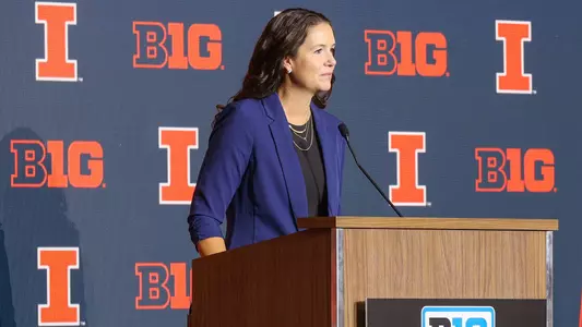 Big Ten WBB Media Day 2023 Shauna Green